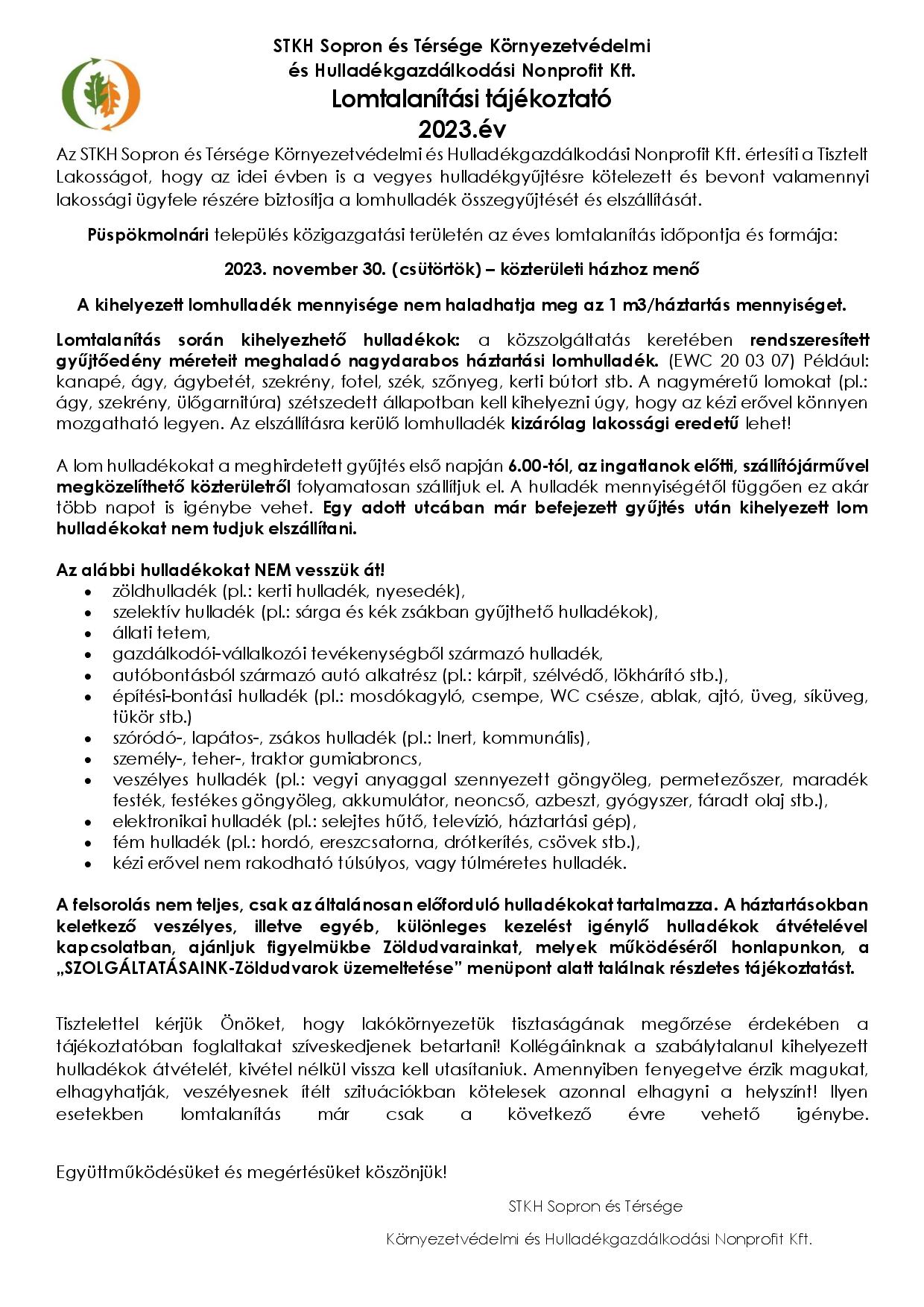 Püspökmolnári lakossági tájékoztató page 001